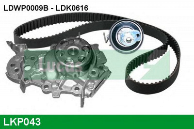 LUCAS ENGINE DRIVE lkp043 -  Водяной насос + комплект зубчатого ремня